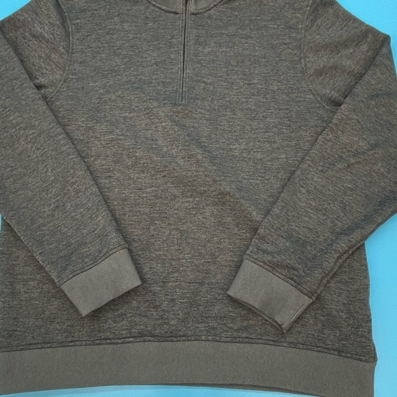 Under Armour Quarter-Zip Fleece Pullover Men's Gray Size Large - Picture 8 of 12